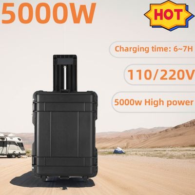Máy phát năng lượng mặt trời lưu trữ năng lượng di động 8000W với đèn chống nổ