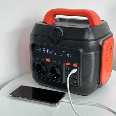 Máy phát điện mặt trời di động 600W/576wh linh hoạt và dễ dàng để cung cấp năng lượng khẩn cấp ngoài trời