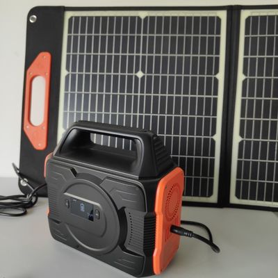 Nhà máy điện ngoài trời Máy phát điện mặt trời di động 300W với công nghệ MPPT và đầu ra USB