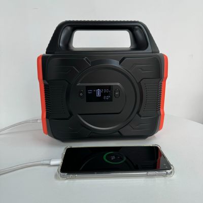 Màu tùy chỉnh 300W Mặt trời di động 220V Cung cấp điện di động cho tình huống khẩn cấp ngoài trời