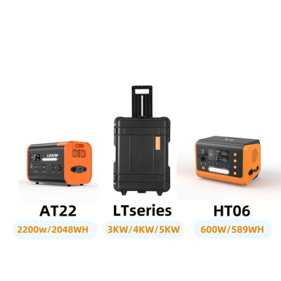 Nhà máy năng lượng mặt trời ngoài trời đa chức năng 3000W3000wh với đầu ra sóng sinus tinh khiết