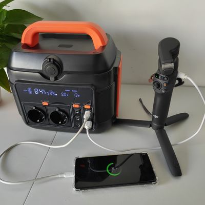 600W Type-C Pd 100W sóng sinus pin lithium bảo vệ nhiệt độ quá cao Ja ổ cắm AC