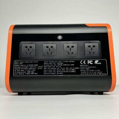 800W năng lượng mặt trời đầu vào 2048wh2200wh Nhà máy điện ngoài trời với và tuổi thọ 2000 lần