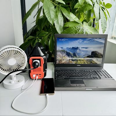 Cài đặt 300W 288wh 14.4V 20Ah 80000mAh Đường điện di động với màn hình LCD