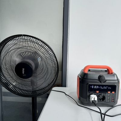 S6 600W Trại ngoài trời màn hình LCD Động cơ điện cầm tay pin có thể không tháo rời