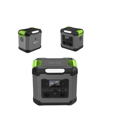 Giải pháp năng lượng sạch 1500W Đường sóng bên cạnh AC đầu vào Máy phát năng lượng mặt trời Trạm điện di động