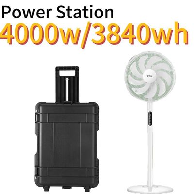 Động cơ phát điện năng lượng mặt trời di động 8000W Điện lực cao nhất 3840wh Nhà máy điện lưu trữ năng lượng khẩn cấp