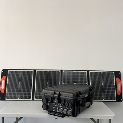 Máy phát điện UAV mặt trời 3000W Nhà máy điện di động ngoài trời chức năng bảo vệ nhiều