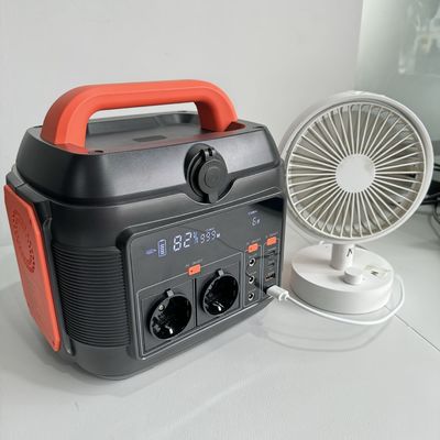 Trạm cung cấp năng lượng khẩn cấp năng lượng mặt trời di động 200W600W với đầu ra sóng sinus