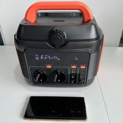 Trạm cung cấp năng lượng khẩn cấp năng lượng mặt trời di động 200W600W với đầu ra sóng sinus