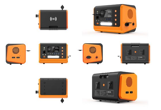 Lưu trữ dự phòng khẩn cấp Nhà máy điện ngoài trời di động 600W với sạc nhanh 1 giờ