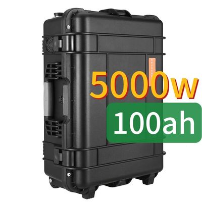 Vật liệu vỏ hợp kim ABS 5000W100ah Capacity Lithium Battery Nhà máy điện mặt trời