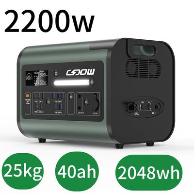 800W sạc năng lượng mặt trời Nhà hàng khẩn cấp LiFePO4 Trạm điện di động chống mòn