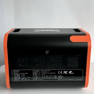 1000W điện di động 110V 220V Máy phát năng lượng mặt trời 2200W Nhà máy điện trong nhà ngoài trời