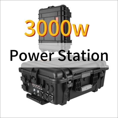 Tất cả các thiết bị Đen 3000W khẩn cấp Động cơ di động năng lượng mặt trời máy bay không người lái Capacity cao