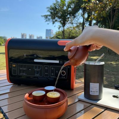 800W năng lượng mặt trời đầu vào Đường điện di động di động 200W Động thái chuyển đổi sóng sinus tinh khiết 2200W Tình trạng khẩn cấp ngoài trời