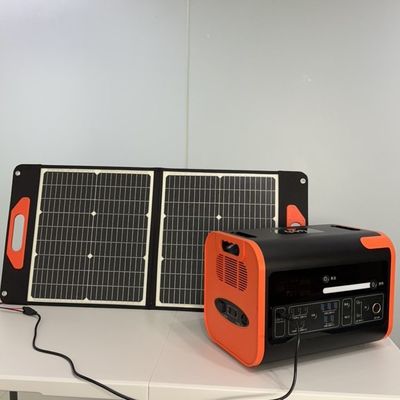 300W Cắm trại đèn LED Đèn điện di động Điện năng lượng mặt trời Máy phát điện AT22 di động