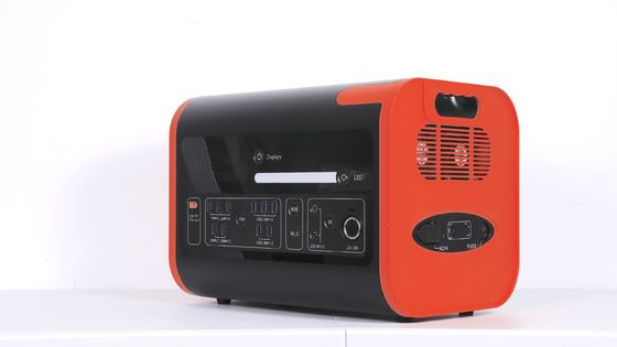 2200W40ah Sạc không dây Nhà máy điện năng lượng mặt trời lưu trữ năng lượng nóng màu cam với màu đen