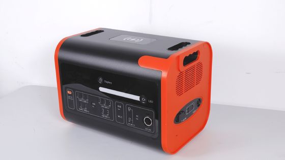2200W40ah Sạc không dây Nhà máy điện năng lượng mặt trời lưu trữ năng lượng nóng màu cam với màu đen