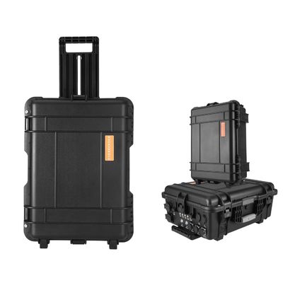 3000W RV ngoài trời / Van Cắm trại Chuyển đổi khẩn cấp Trạm điện di động Đàn kéo di động