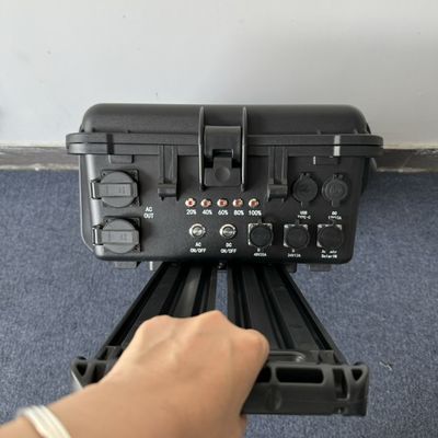 3000W RV ngoài trời / Van Cắm trại Chuyển đổi khẩn cấp Trạm điện di động Đàn kéo di động