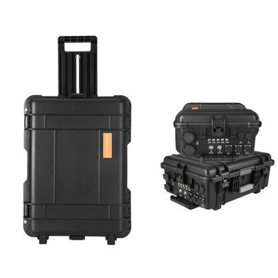 8000W Điện lực cao nhất OEM ODM 140ah Năng lượng mặt trời ngoài trời Nhà máy điện khẩn cấp màu đen