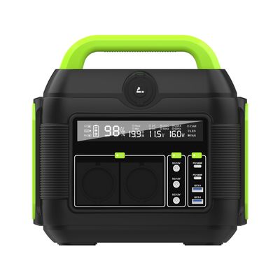 600W/288wh Nhà máy điện di động năng lượng mặt trời hoạt động ngoài trời với pin lithium