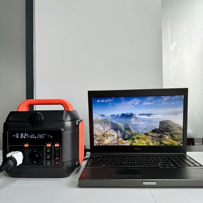 600W/288wh Nhà máy điện di động năng lượng mặt trời hoạt động ngoài trời với pin lithium