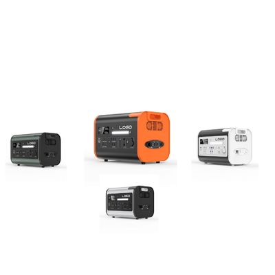 Trạm điện di động 1500W/2200W/3000W UPS với tất cả các ổ cắm đầu ra AC màu cam đen