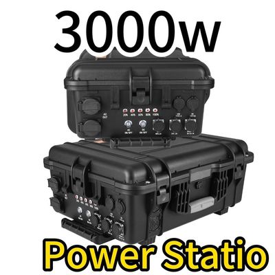 Lượng đầu ra 100-120V-3000W50Hz/60Hz Có thể điều chỉnh 3000wh 62.5ah Trạm điện di động nóng