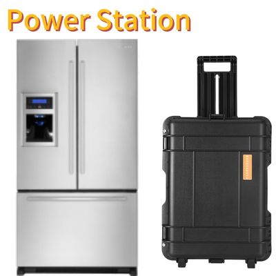 Lượng đầu ra 100-120V-3000W50Hz/60Hz Có thể điều chỉnh 3000wh 62.5ah Trạm điện di động nóng