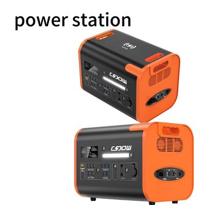 Nhà ngoài trời Cắm trại Trạm điện di động với sạc không dây 110V/220V và 15W