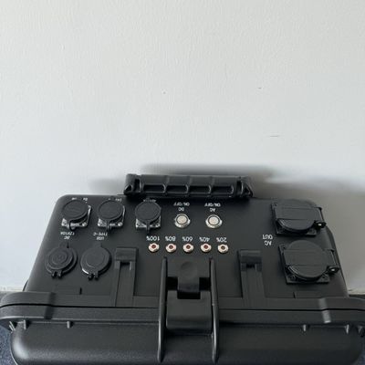 Nhà máy điện mặt trời cắm trại di động 3000W với bộ biến đổi sóng sinus tinh khiết LiFePO4 pin dự phòng