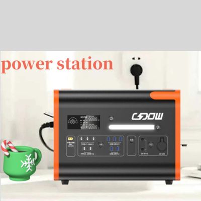 2200W/2048wh Trạm điện di động với thùng chống cháy và Inverter sóng sinus tinh khiết