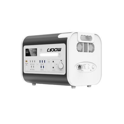 Nhà máy điện di động sạc nhanh 1500W để lưu trữ năng lượng mặt trời và sạc không dây