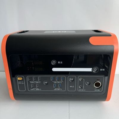 2200W 2048wh Trạm điện di động để sạc tấm pin mặt trời ngoài trời trong trường hợp khẩn cấp