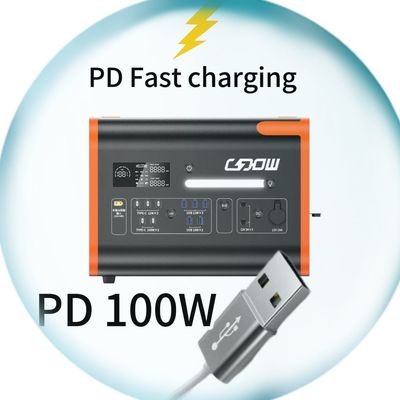 2200W AC DC loại C pin dự phòng điện khẩn cấp Trạm điện di động tùy chỉnh