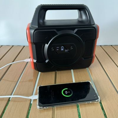Màu tùy chỉnh 300W/288whc Pin điện dự phòng khẩn cấp Trạm điện di động