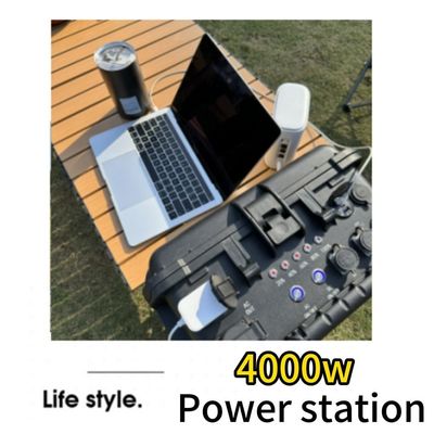4000W/3840wh/80ah LiFePO4 Sản xuất điện tay cầm tay sạc mặt trời với khả năng di chuyển dễ dàng