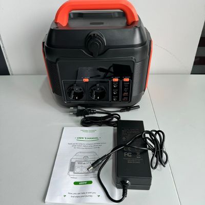Nhà máy điện mặt trời gia đình ngoài trời 110V/220V/600W/576wh với máy bật thuốc lá