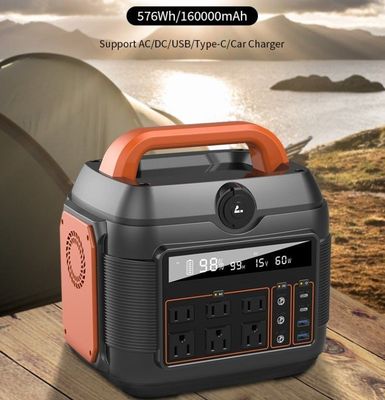 600W/576wh Trạm điện khẩn cấp cho giải pháp cung cấp điện ngoài trời và nhà