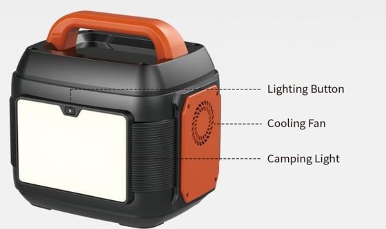 600W/576wh Trạm điện khẩn cấp cho giải pháp cung cấp điện ngoài trời và nhà