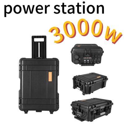 Du lịch 3000W/220V/110V/UPS Pure Sine LiFePO4 Backup Battery Cắm trại Trạm điện di động