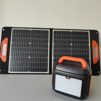 600W Điểm cung cấp năng lượng lưu trữ năng lượng lithium di động với pin mặt trời sạc 60W