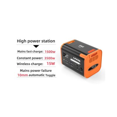 3500W Điện năng lượng liên tục Điện năng lượng AC / DC Điện năng suất UPS di động cho trạm lưu trữ năng lượng gia đình