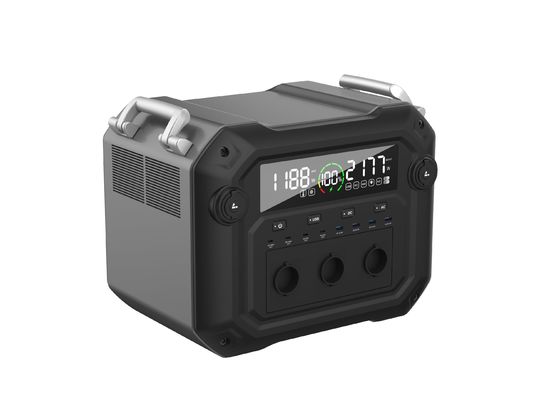 Lưu trữ năng lượng Trạm điện di động với 1200W AC Input và Công suất 3600W/3430.4wh