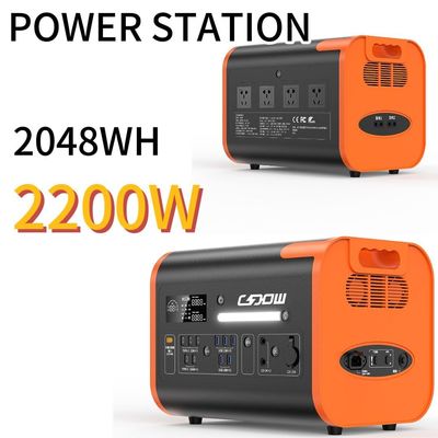 Trạm điện mặt trời di động di động có ổ cắm AC của Liên minh châu Âu với chức năng sạc USB