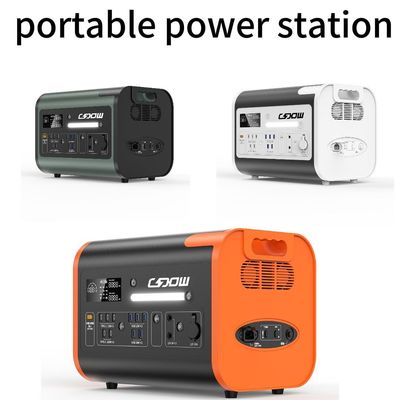 40ah/110V/220V Điện thoại di động sạc lại 2200W Trại ngoài trời Lithium pin điện Điện lực di động