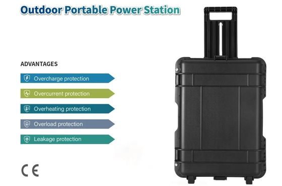 4000W Điện năng lượng đầu ra Nhà máy điện mặt trời di động hoàn hảo cho cắm trại và năng lượng chờ