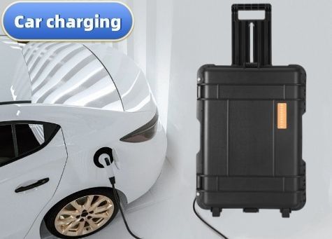 Khối lượng 77.00cm * 54.00cm * 32.00cm Trạm điện di động LiFePO4 6993wh 7000W